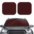 thumbnail image 2 of Sikiie Red Skulls 4 Print Foldable Car Windshield Sun Visor, Car Window Sunshade Suitable for Sedan, SUV and Truck Car Accessories-Small, 2 of 6
