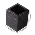 thumbnail image 2 of Elegant Stone Stoneware Storage for Bathroom Organization Natural River Stone for Countertop Vanity Stoneware Container for Small, 2 of 6