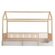 thumbnail image 3 of Cama Casa Montessori De Madera Barnizada - Individual Duduk, 3 of 4