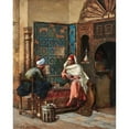 thumbnail image 3 of Ludwig Deutsch 20x24 Black Modern Framed Museum Art Print Titled - The Chess Players (1904), 3 of 5