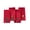 Red, variant on Threadmade Holiday Embroidered Napkins, Set of 4, Green - 17"W x 17"L