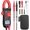 Red, variant on Clamp Meter 2000 Counts TRMS, AC Current Clamp Multimeter with NCV Continuity Resistance Temperature Hz Test Resistance Continuity Diode Backlit LCD for & Industrial Use