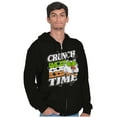 thumbnail image 5 of Saint Paddys Crunch Time Tootsie Owl Zip Up Hoodie Men's Women's Brisco Brands X, 5 of 6