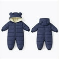 thumbnail image 5 of Esaierr Newborn Baby Romper Puffer Jacket Girls Boys Snowsuit Jacket Winter Jumpsuit with Ear Hooded for 3M-24M, 5 of 5