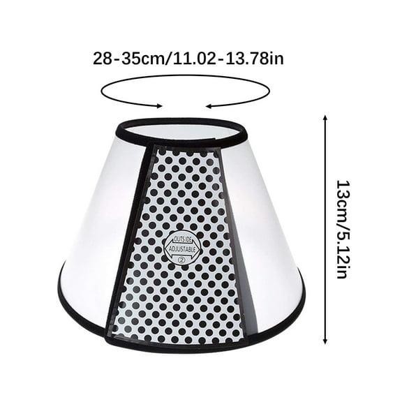 Qonioi Pet Protective Head Cover, Universal Licking Cone for Cats and Dogs, Biting Prevention Collar, Animal Recovery Aid
