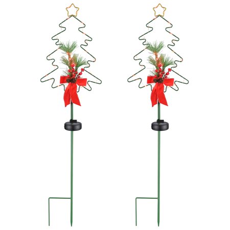 Christmas Tree Solar Stake Light Outdoor Christmas Décor
