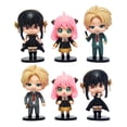 thumbnail image 1 of Colección de muñecos de anime, 6 piezas, Spys Familys Anya Forger, 1 of 1