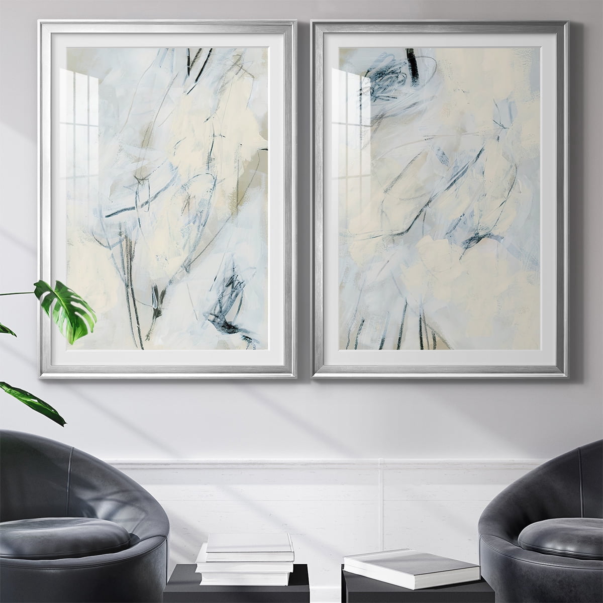 Wexford Home Liminal Space I Premium Framed Print, 22.5" x 30.5" - Ready to Hang, Silver (Set of 2)