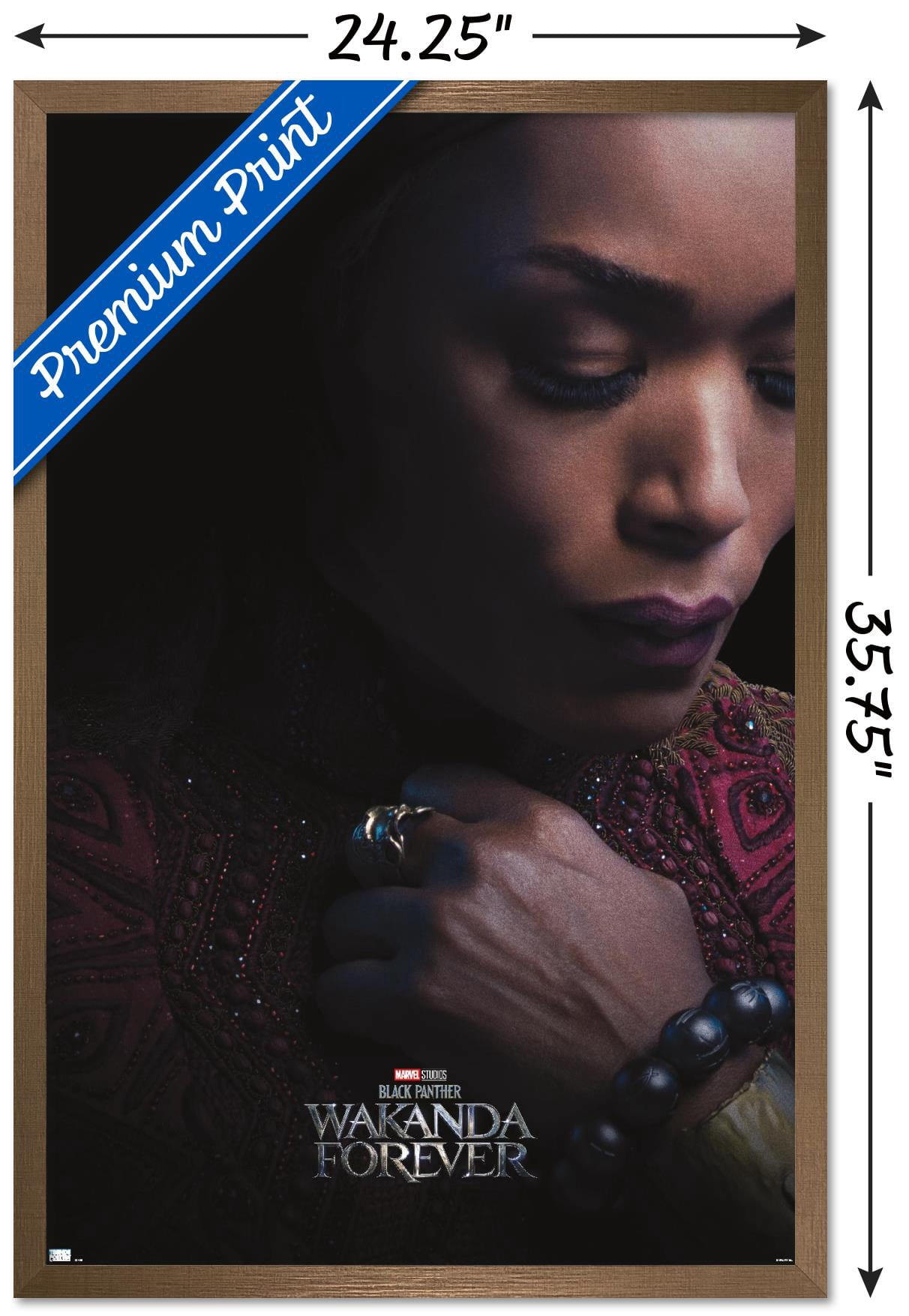 Marvel Black Panther: Wakanda Forever - Ramonda One Sheet Wall Poster, 22.375" x 34" Framed