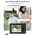 thumbnail image 4 of Xirurus 4K Digital Camera for Students and Teens, 64MP 2.83 Inches / 7.18 cm Screen Point and Shoot Vlogging Video Camera with 28X Digital Zoom, Built-in Flash and WiFi Connectivity, Black, 4 of 9
