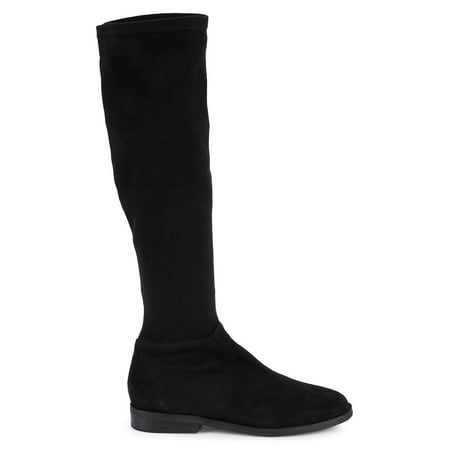 Emma Stretch Suede Knee Boots