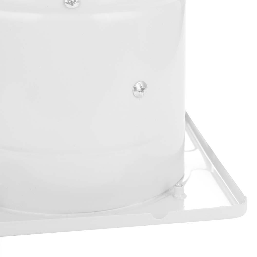 Brrnoo 190mm Wall Mounted Exhaust Fan Low Noise for Home Bathroom Kitchen Garage Ventilation 40W 220V (White)
