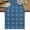 Blue, variant on Blue Gingham Table Runner 72 Inches Long - Modern Minimalist Geometric Plaid Kitchen Dining Burlap Linen Tablerunner for Small/Round/Square/Wedding/Coffee/Dining Table Party Home Décor 18 x 72