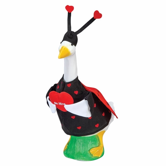 Gaggleville Love Bug Baby Goose Outfit, Baby 17" H Statue, by Fox Valley Traders