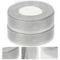 thumbnail image 2 of Miangastore Ruban Argent 2 Rouleaux 86.6 X 0.98 Po Polyester Projets d'Artisanat, 2 of 8
