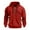 B#Red, variant on DPTALR Men's Fashionable Personalized Zip-Up Hoodie with Arm Pocket,Red,Big and Tall Men XXXL