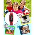 thumbnail image 5 of ENGERWALL - Rastreador de actividad con contador de pasos, calorías/cronómetro, rastreador de actividad con monitor de frecuencia cardíaca, IP68, rastreador de salud con rastreador de sueño, reloj, 5 of 5