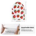thumbnail image 2 of Yiaed Strawberries Print Winter Beanie for Men Women, Fleece Lined Beanie Soft Warm Knit Hat Ski Stocking Cuffed Ca, 2 of 6