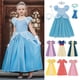 thumbnail image 2 of Blancanieves Cenicienta princesa niñas vestido Halloween Mérida Belle Cosplay disfraz niños Rapunzel Aurora vestir Vestidos Clothes9-10T Gao Jinjia LED, 2 of 2
