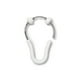 thumbnail image 1 of Ganchos para cortina de baño 12 piezas Flex Blanco Umbra UMBRA 1012687-666, 1 of 2