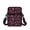 Awareness Ribbon Paw Print, variant on Dragonfly Floral Pattern Crossbody Bags Polyester Crossbody Purse for Women, Lightweight 2 Zippers Satchel Sling Bags