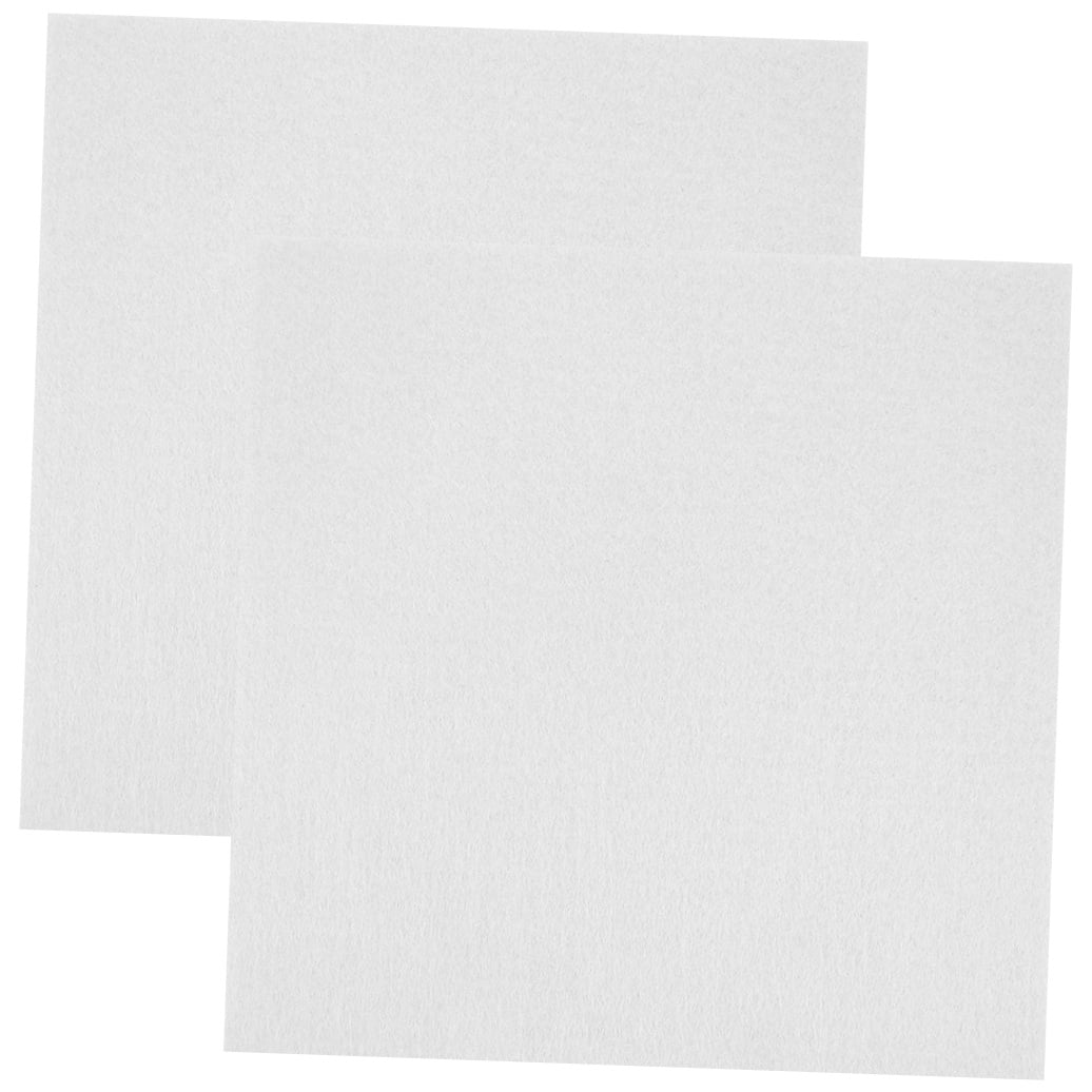 HONITANO White Felt Acoustic Soundproofing Panels 2-Pack for Office, Theater, Studio 11.8x11.8x0.35in