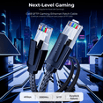 thumbnail image 2 of Cable Red VENTION CAT8 1Mt Trenzado 40 Gbps y 2000 MHz, 2 of 6