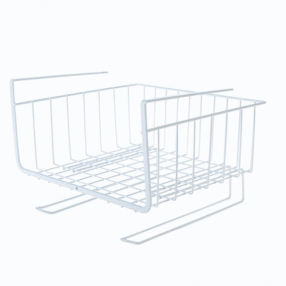 Dengmore Kitchen Storage Bin Under Shelf Wire Rack Cabinet Basket Organizer Holder Stand for Bathroom