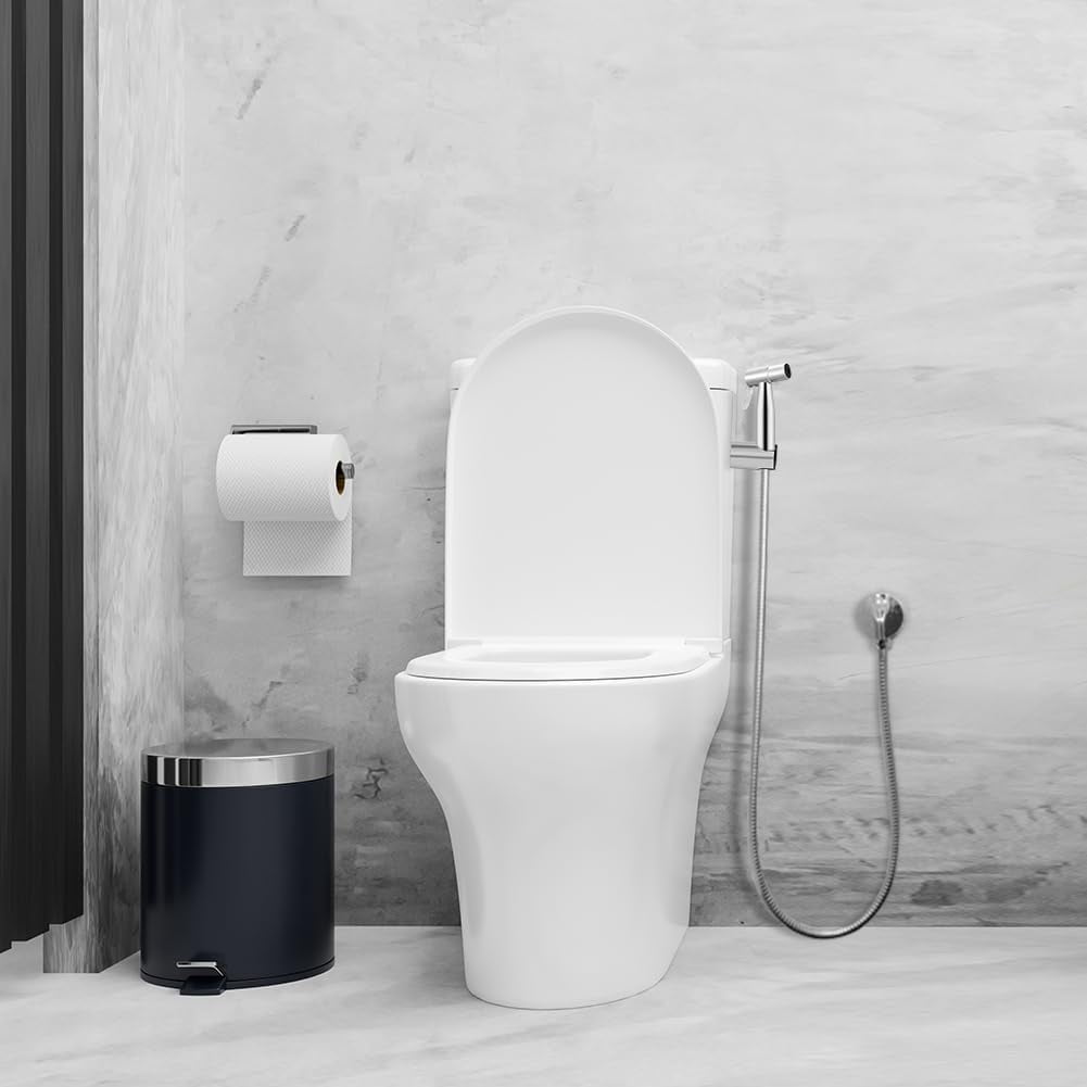 Portable Bidet Sprayer Kit  Stainless Steel Bidet Shower Head with Hose  Handheld Toilet Bidet Sprayer Kit  Hand Held