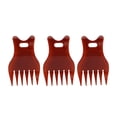 thumbnail image 3 of Peine Con Textura De Dientes Anchos, Peine De Dientes Anchos Para Desenredar El Cabello Con Dientes Brillantes Ergonómicos Compactos Retro Para Salón, 3 of 7