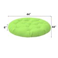 thumbnail image 5 of YEERSWAG 44x44x6 inch Papasan Seat Cushion Anti-fading Waterproof Egg Chair Cushion,Leisure Hanging Basket Swing Garden Yard Rattan Chair Mats Round Cushion (Only Cushion), 5 of 12