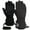 Black, variant on COOPLUS Winter Ski Gloves Warm Breathable Waterproof Gloves Five Finger Touch Screen Gloves for Men and Women