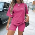 thumbnail image 3 of MAIHAN Women Shorts Sets Outfits Summer Vacation Outfits for Women Short Sleeve Top and Shorts Pant Sets Women 2 Piece Outfits Cotton Outfits Sets, 3 of 7