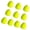 10 yellow, variant on 10pcs/50pcs Pompano Floats Bright Color Foam Floats Fly Fishing Indicators Fishing Tackle Fishing Floats