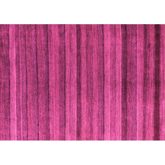 Ahgly Company Indoor Rectangle Abstract Pink Modern Area Rugs, 7' x 9'