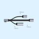 thumbnail image 2 of Hagibis Adaptador HAGiBiS USB-C 4 en 1 con USB 3.0, USB 2.0 y Lector TF, Compatible con Teléfonos, Laptops y iPads, 2 of 6