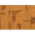 thumbnail image 1 of Ahgly Company Indoor Rectangle Abstract Orange Modern Area Rugs, 2' x 4', 1 of 4