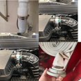 thumbnail image 5 of Abrazadera de manguera, paquete de 10 abrazaderas de manguera de engranaje helicoidal de rango ajustable de acero inoxidable 304 de 6-51 mm Abrazaderas de manguera de combustible para tuberías de auto, 5 of 5