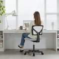 thumbnail image 3 of Atilioo Kids Desk Chair, Ergonomic Low-Back Mesh Computer Table Chair with Lumbar Support, Armless Swivel Rolling Chair for Home Bedroom Study, Ideal for Students and Teens, Gray, 3 of 8