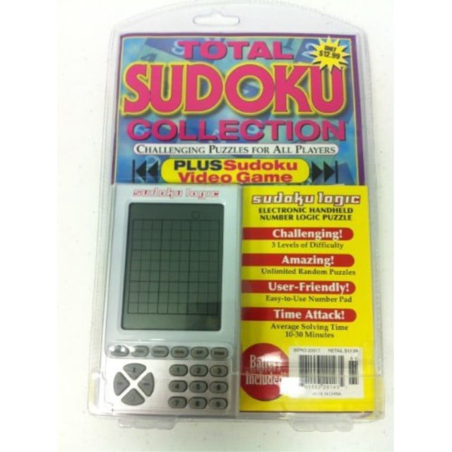 Total SUDOKU Collection Plus SUDOKU LOGIC Electronic VIDEO Game    $3.50 SPECIAL 