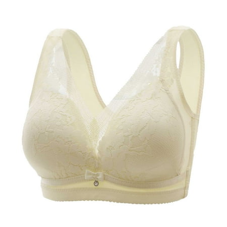 Oplxuo Womens Sexy Lace Bra Adjustable Tank Tops  Adjustable Push-Up Side Breast Supportive Bra  Slimming  Everyday Bra