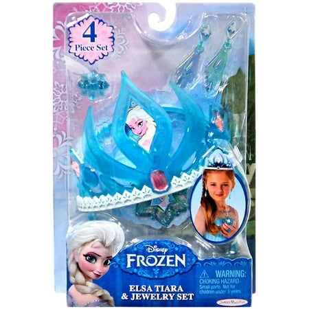 Disney Frozen Elsa Tiara & Jewelry Set Dress Up