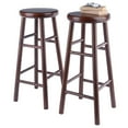 thumbnail image 6 of Winsome Wood Shelby 2-Piece Swivel Seat Bar Stools, Walnut Finish, 6 of 10