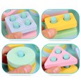 thumbnail image 4 of Mikilon Jouet de Tri et d'Empilage en Bois Jouets de Tri de Formes pour Tout-Petits Casse-Tête de Blocs de Couleur, 4 of 7
