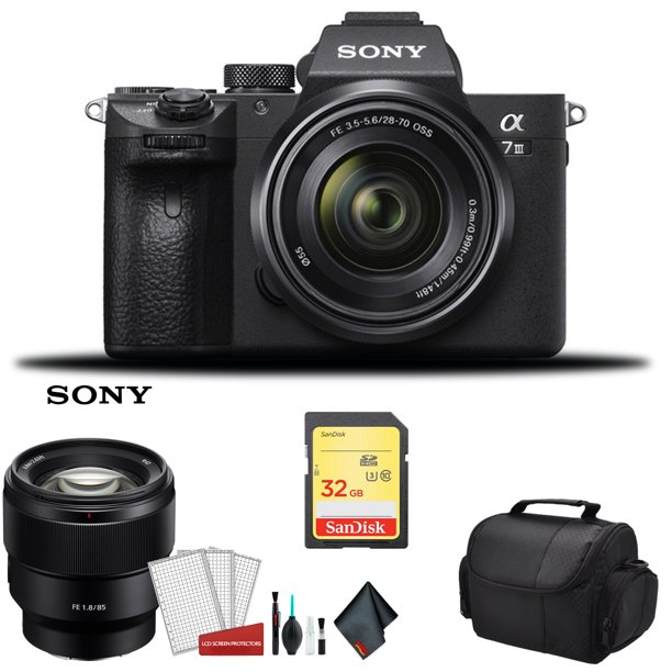 Sony Alpha a7 III Full Frame Mirrorless Digital Camera with 2870mm
