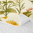 thumbnail image 5 of Manfei Vintage Floral Leaves Twin Quilt Set 2 Pieces,Rustic Rabbit Butterfly Twin Coverlet Set,1 Bedspread and 1 Pillowcase, 5 of 7