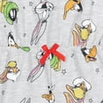 thumbnail image 5 of SPACE JAM Looney Tunes Daffy Duck Bugs Bunny Sylvester Toddler Girls French Terry Romper Toddler to Big Kid, 5 of 5