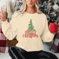 thumbnail image 7 of Christmas Tree Sweatshirts Women Pine Tree Print Shirts Nature Lover Gift Casual Tee Long Sleeve Xmas Pullover, 7 of 7