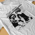 thumbnail image 5 of Camiseta de cuello redondo para pareja, camiseta clásica de poliéster Sonic Youth, camisetas para hombre con individualidad, 5 of 5
