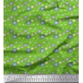 thumbnail image 1 of Soimoi Japan Crepe Satin Fabric Artistic Floral Decor Fabric Printed Yard 42 Inch Wide, 1 of 3